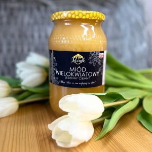 Miód wielokwiatowy - jesienny ciemny