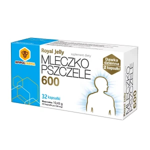Mleczko pszczele Royal Jelly 600 - 32 kapsułki